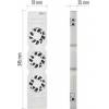 EMOS P56PR3 Fan under radiator TRIO, white