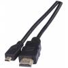 Emos SB1201 HDMI 1.4 vysokorýchlostný ethernetový kábel A vidlica-D vidlica 1,5 m