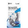 Emos SD0101 HDMI 1.4 vysokorýchlostný ethernetový kábel A vidlica-A vidlica 1,5 m