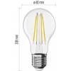 EMOS ZF5D52 LED bulb Filament A60 / E27 / 7,8 W (75 W) / 1060 lm / warm white