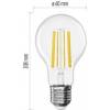 EMOS ZF5D63 LED bulb Filament A60 / E27 / 10,5 W (100 W) / 1521 lm / neutral white