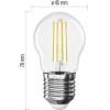 EMOS ZF6D03 LED žárovka Filament Mini Globe / E27 / 1,8 W (25 W) / 250 lm / neutrální bílá