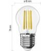 EMOS ZF6D43 LED žárovka Filament Mini Globe / E27 / 5,9 W (60 W) / 806 lm / neutrální bílá