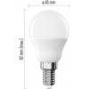 EMOS ZL1F22 LED bulb Basic Mini Globe / E14 / 5,5 W (40 W) / 470 lm / warm white