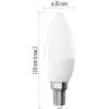 EMOS ZL3F43 LED žárovka Basic svíčka / E14 / 9,4 W (60 W) / 806 lm / neutrální bílá