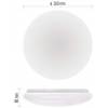 EMOS ZM1120 LED luminaire FIONI, round white 12W neutral white, IP44