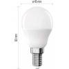 EMOS ZQ1E21 Classic Mini Globe LED žiarovka / E14 / 4,2 W (40 W) / 470 lm / teplá biela