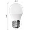 EMOS ZQ6E21 Classic Mini Globe LED žiarovka / E27 / 4,2 W (40 W) / 470 lm / teplá biela