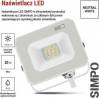 EMOS ZS2213W LED reflektor SIMPO 10 W, biely, neutrálna biela