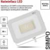 EMOS ZS2233W LED reflektor SIMPO 30W, biely, IP65, 3000 lm, neutrálna biela