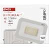 EMOS ZS2233W LED reflektor SIMPO 30W, biely, IP65, 3000 lm, neutrálna biela