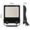 EMOS ZS2453 LED spotlight AVENO 150W, black, neutral white