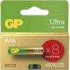 GP B02138 GP Ultra AAA Alkaline-Batterien (LR03), 8 Stück