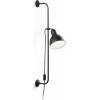 Massive 179643 Nástěnná lampa ideal lux shower ap1 nero  černá