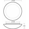 Osmont 51787 AURA 11 LED 29W 4000°K LED-1L15B07BT15/015 svietivosť 4050lm