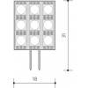 Panlux PN65201001 KAPSULE 120 světelný zdroj 9LED 12V 2W G4 - studená bílá