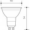 Panlux LM65108006 LEDMED MCOB GLASS 5W GU10 3000K