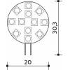 Panlux LM65201004 LED Capsule 120 12LED G4 cold