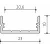 Panlux PN03000126 ALU profil 2m <20mm přisazený