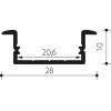 Panlux PN03000140 ALU profil 1m <20mm vestavný