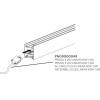 Panlux PN21100002 LINEAR LED 60W 3000K 60° čierna