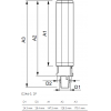 Philips CorePro LED PL-C 8,5W 830 2P G24d-3 žiarivka