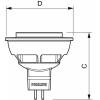 Philips CorePro LEDspotLV 5,5-35W MR16 827 36D LED žiarovka