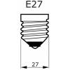 LED žárovka matná E27 75W Philips žárovkové světlo
