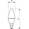 LED žiarovka Philips MASTER LEDcandle D 4-25W E14 827 BA35 CL