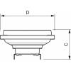 Philips MASTER LEDspotLV D 11-50W 927 AR111 G53 40D LED žiarovka