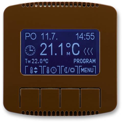ABB 3292A-A10301 H Univerzálny programovateľný termostat (riadiaca jednotka) hnedý