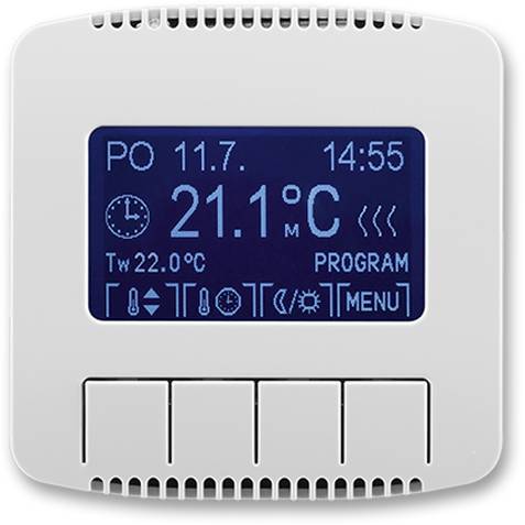ABB 3292A-A10301 S Univerzálny programovateľný termostat (riadiaca jednotka) sivý