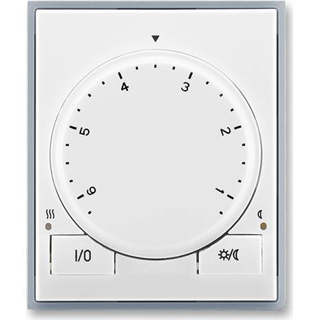 ABB 3292E-A10101 04 Univerzálny termostat s otočným nastavením teploty bielo-svetlosivý