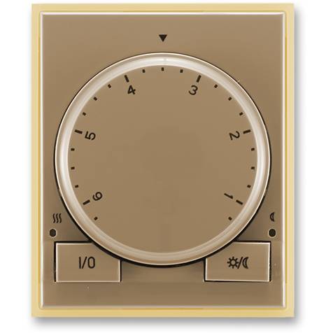 ABB 3292E-A10101 25 Univerzálny termostat s otočným nastavením teploty káva-ľad opál