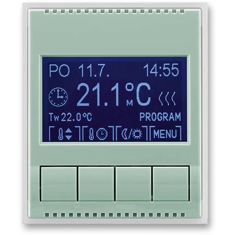 ABB 3292E-A10301 22 univerzálny programovateľný termostat agáve-ľadovo biely