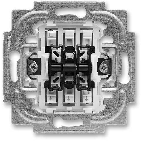ABB 3559-A52345 Dvojitý spínací prístroj na striedavý prúd, posun 6+6