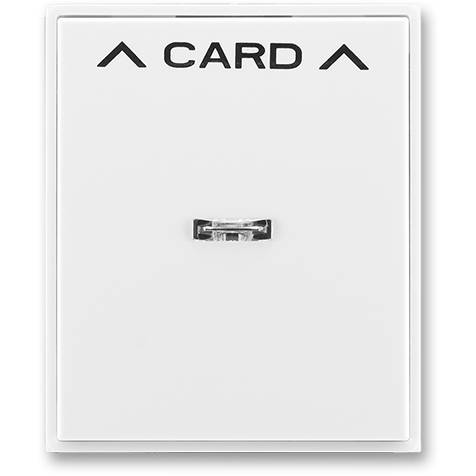 ABB 3559E-A00700 03 Kryt kartového spínača biely/biely
