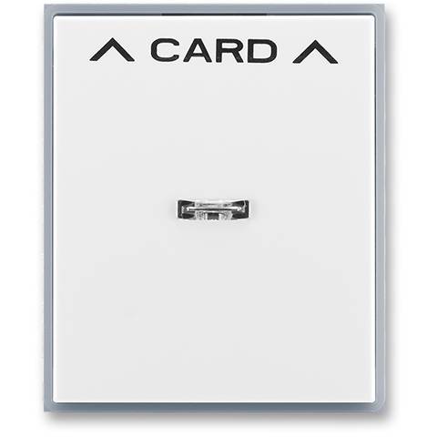 ABB 3559E-A00700 04 Kryt spínača karty prvkov biely/ľadovo sivý