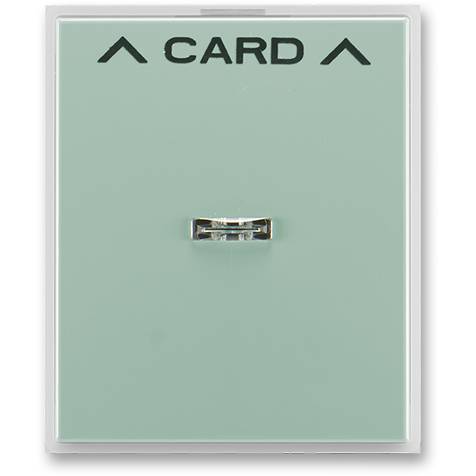 ABB 3559E-A00700 22 Kryt kartového spínača, agáve/ľad. Biely