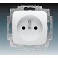 ABB 5518D-A2349 B Single socket, protected, alpine white