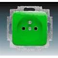 ABB 5518D-A2349 Z Single socket, protected, green