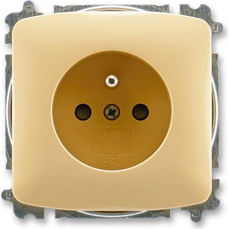 ABB 6619A-A06357 D Tango screwless socket with protection pin and screens