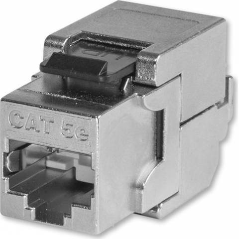 Data socket device Modular Jack RJ 45-8 Cat. 5e, shielded