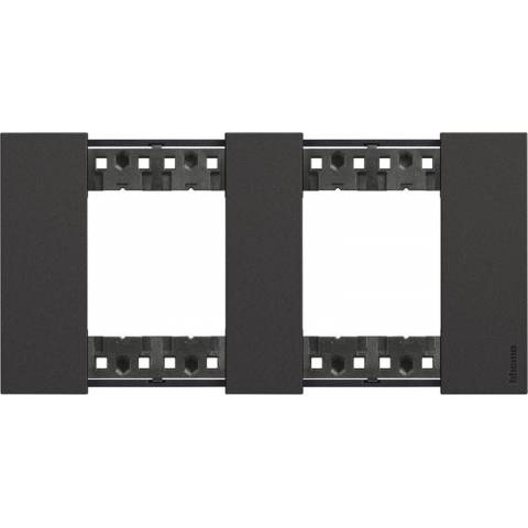 Bticino KA4802M2KG Frame 2+2 modules black