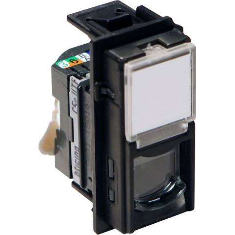 Bticino KG4279C5E RJ45 Cat5e UTP data socket 1 module black