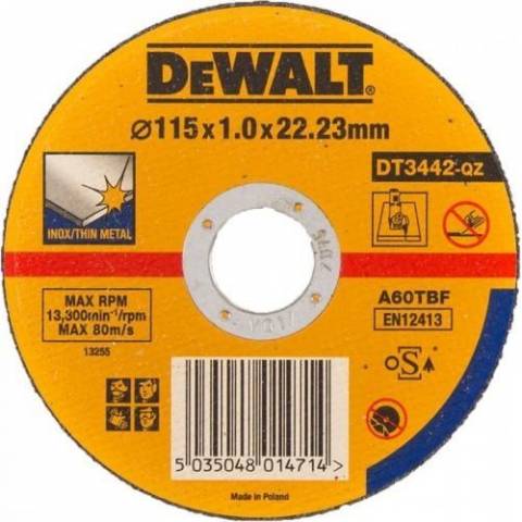 DeWalt DT3442-QZ Stainless Steel Cutting Wheel