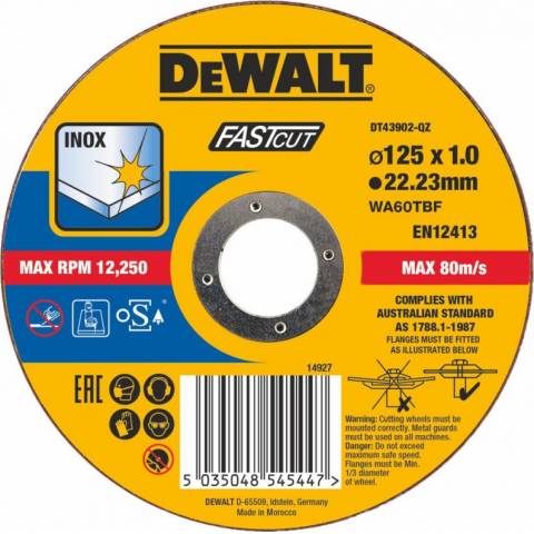 DeWalt DT43902-QZ Stainless Steel Cutting Wheel