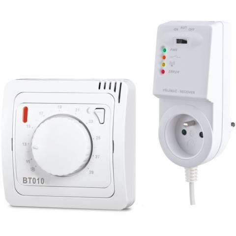 Elektrobock Bezdrôtový termostat BT013 so systémom samoučenia kódu