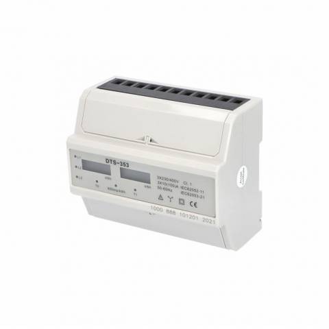 DTS 353-L 100A 3-phase 2-tariff sub-meter