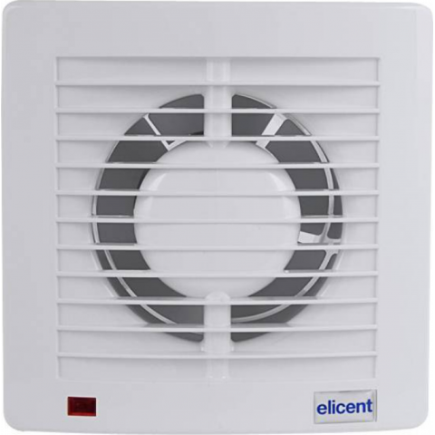 Elicent 2MU7096 Axial bathroom fan with return damper E-STYLE 100 PRO